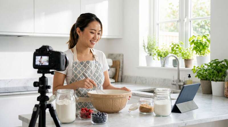 国产自拍美食视频
